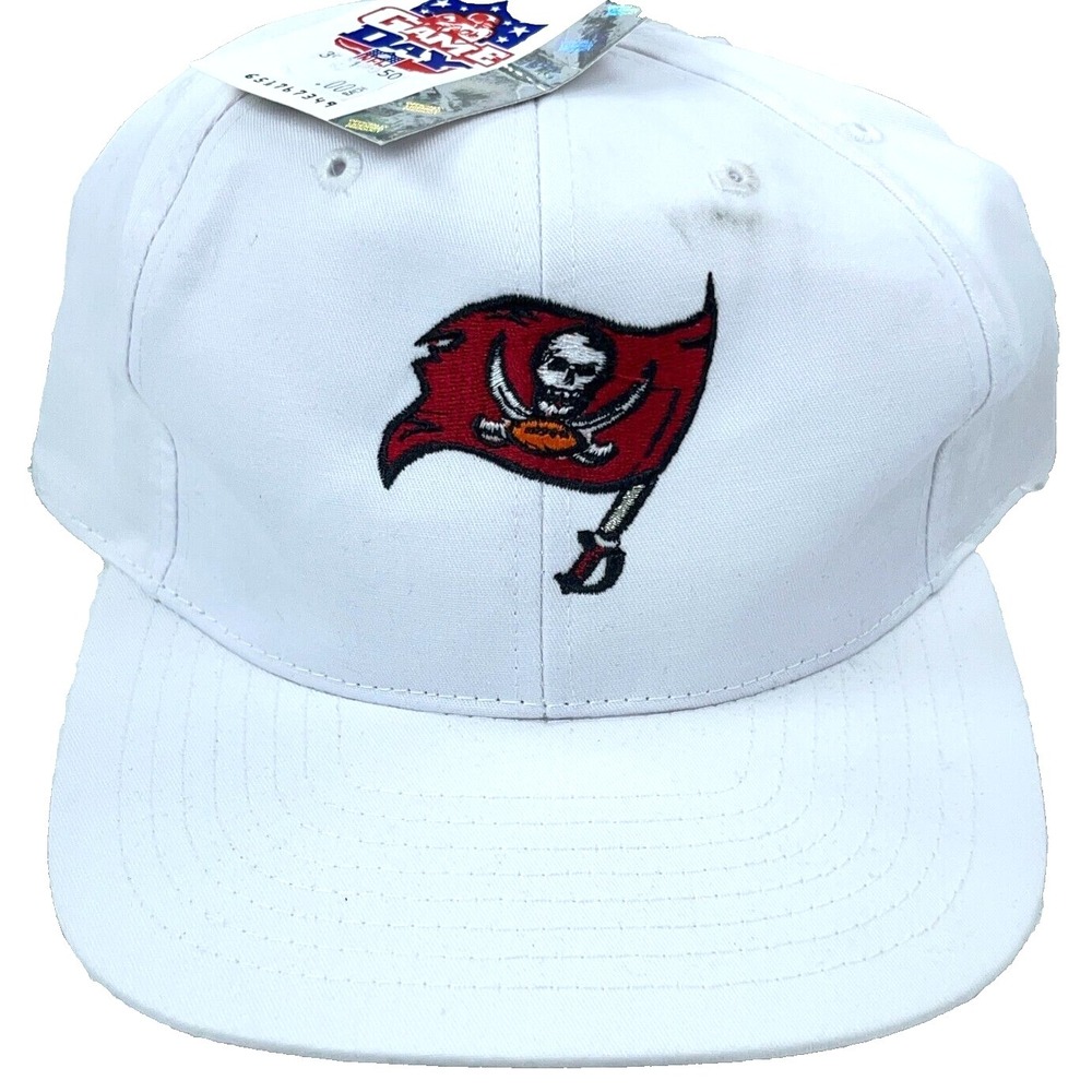Vintage Tampa Bay Buccaneers Hat Cap Snap Back Plain Logo Adjustable Y2K 00s‎ *